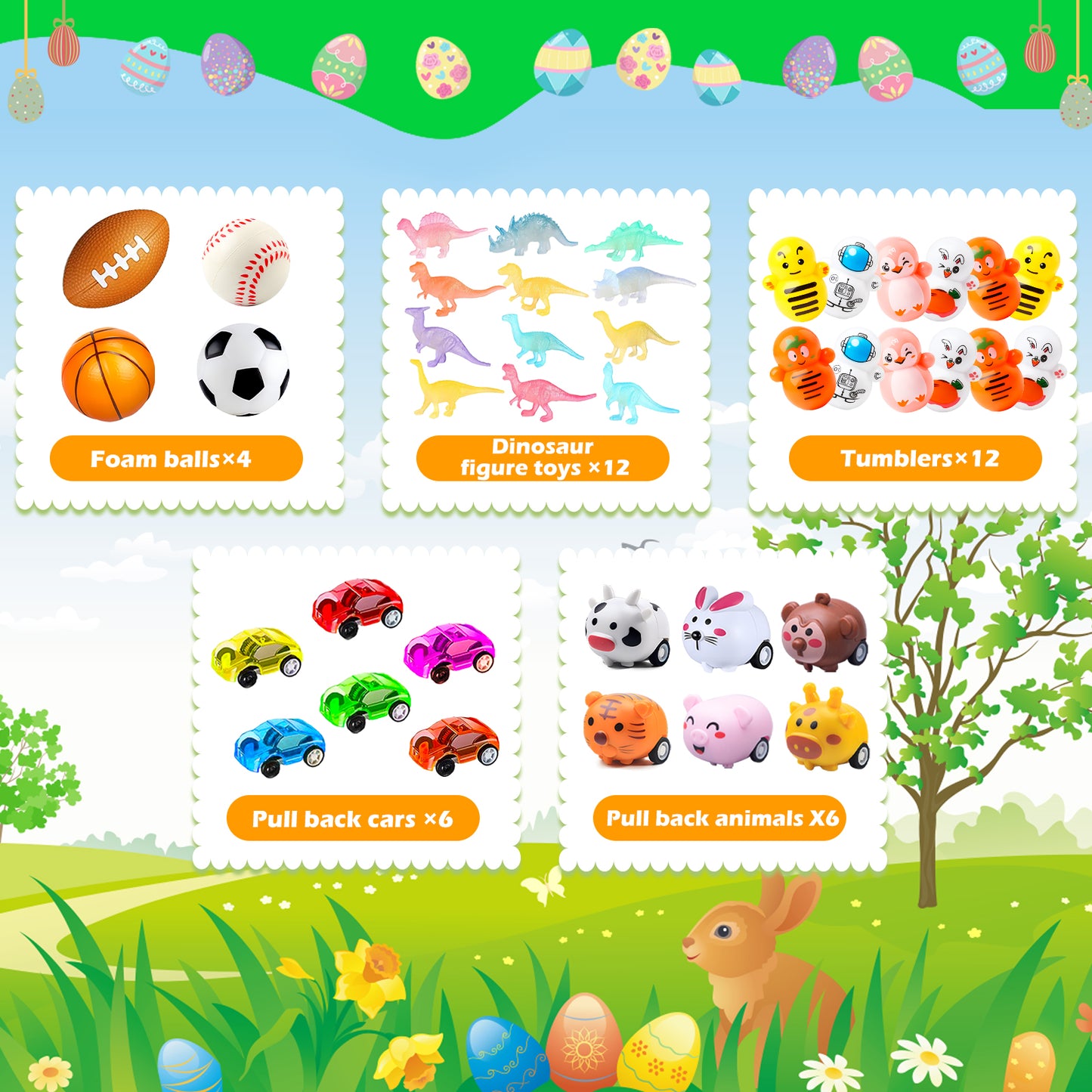 GOAUS Kids Party Favor Pinata Filler Toys, 200 Pieces Bulk Treasure Box Toys for Classroom, Goodie Bag Stuffers, Student Rewards, Carnival Prizes, Birthday Gifts,Christmas Stocking Stuffers