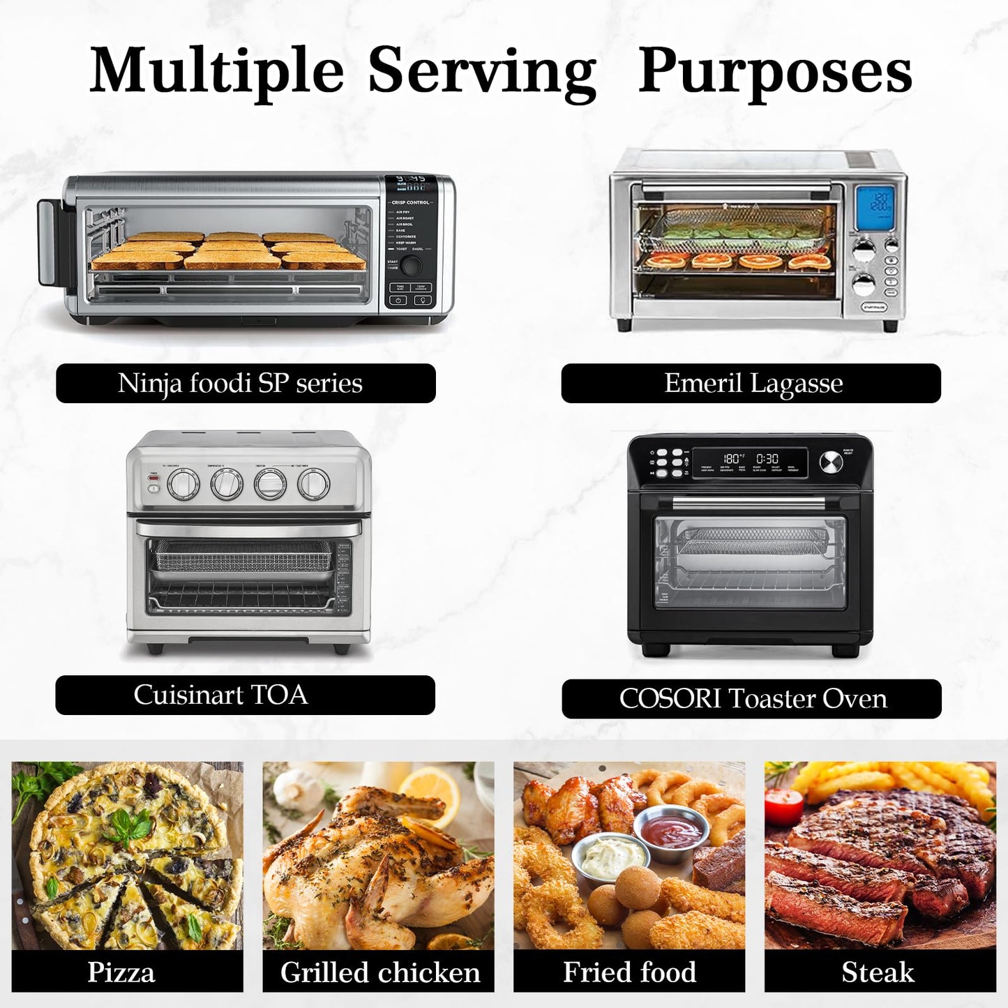 GOAUS Parchment Paper Sheets 12 x 11 Inch, Rectangle Disposable Liners 125 pcs for Air Fryer Toaster Oven, Perforated Baking Paper Fit Ninja, Cuisinart, Breville, Cosori