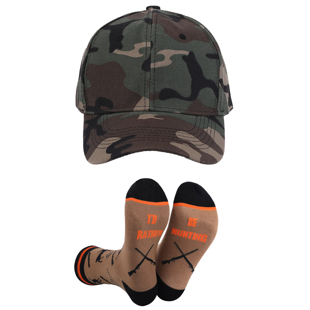 GOAUS Hunting Gifts for Men, Funny Hat and Socks for Him, Father Dad Boys Grandpa Unique Stocking Stuffers…