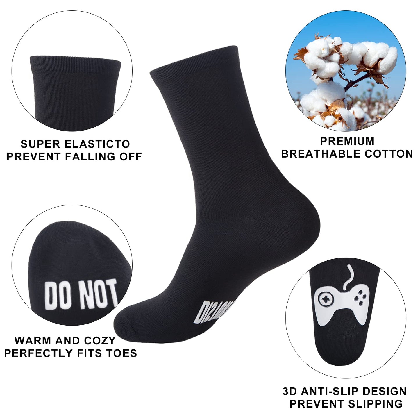 Funny Gamer Gifts,Socks Beanie Winter Hat,Brithday Christmas Gift Ideas for Teens Boys Men Teenagers Kids Him