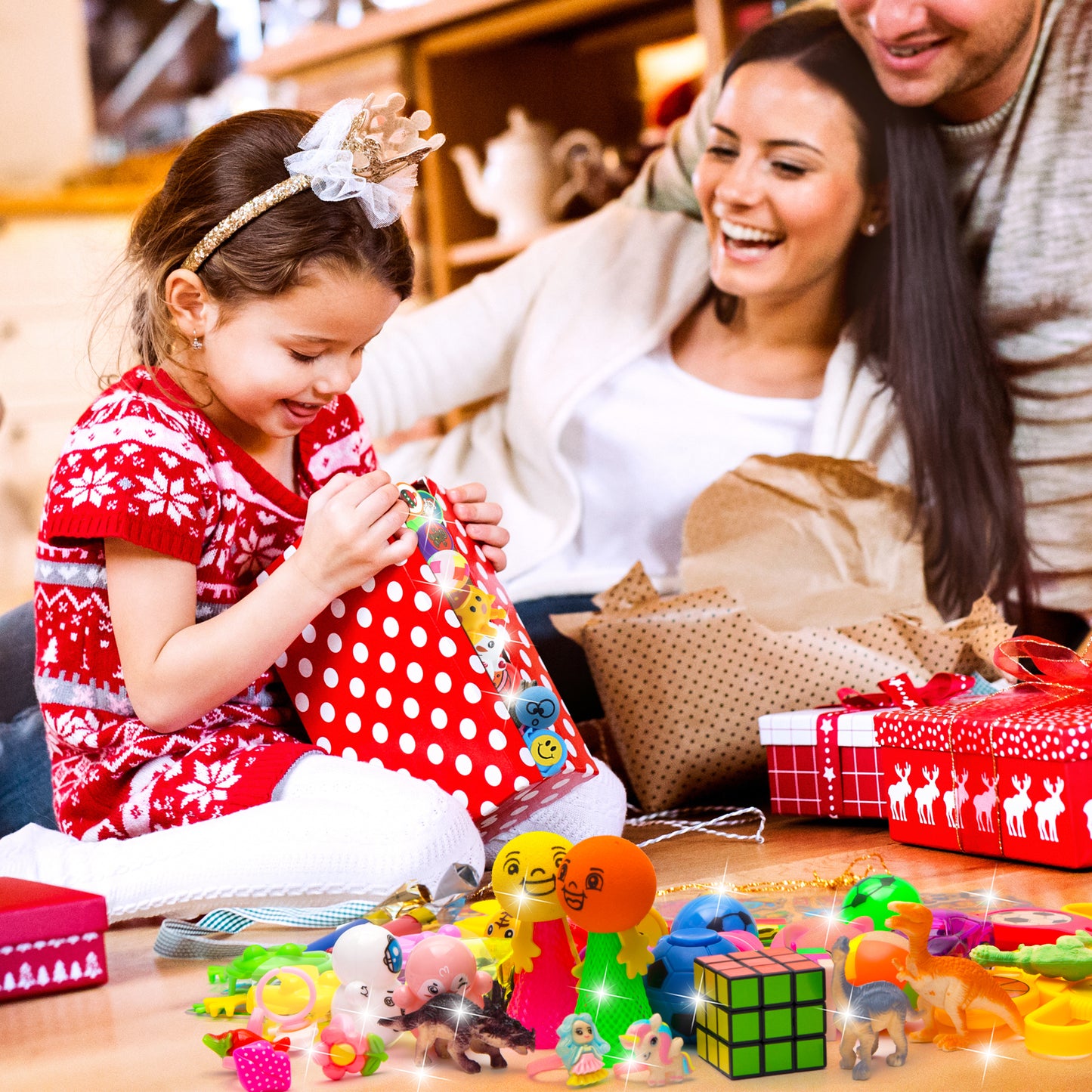 GOAUS Kids Party Favors Pinata Filler Toys, 56 Pieces Bulk Treasure Box Toys for Classroom, Goodie Bag Stuffers, Student Rewards, Carnival Prizes, Birthday Gifts, Christmas Stocking Stuffers