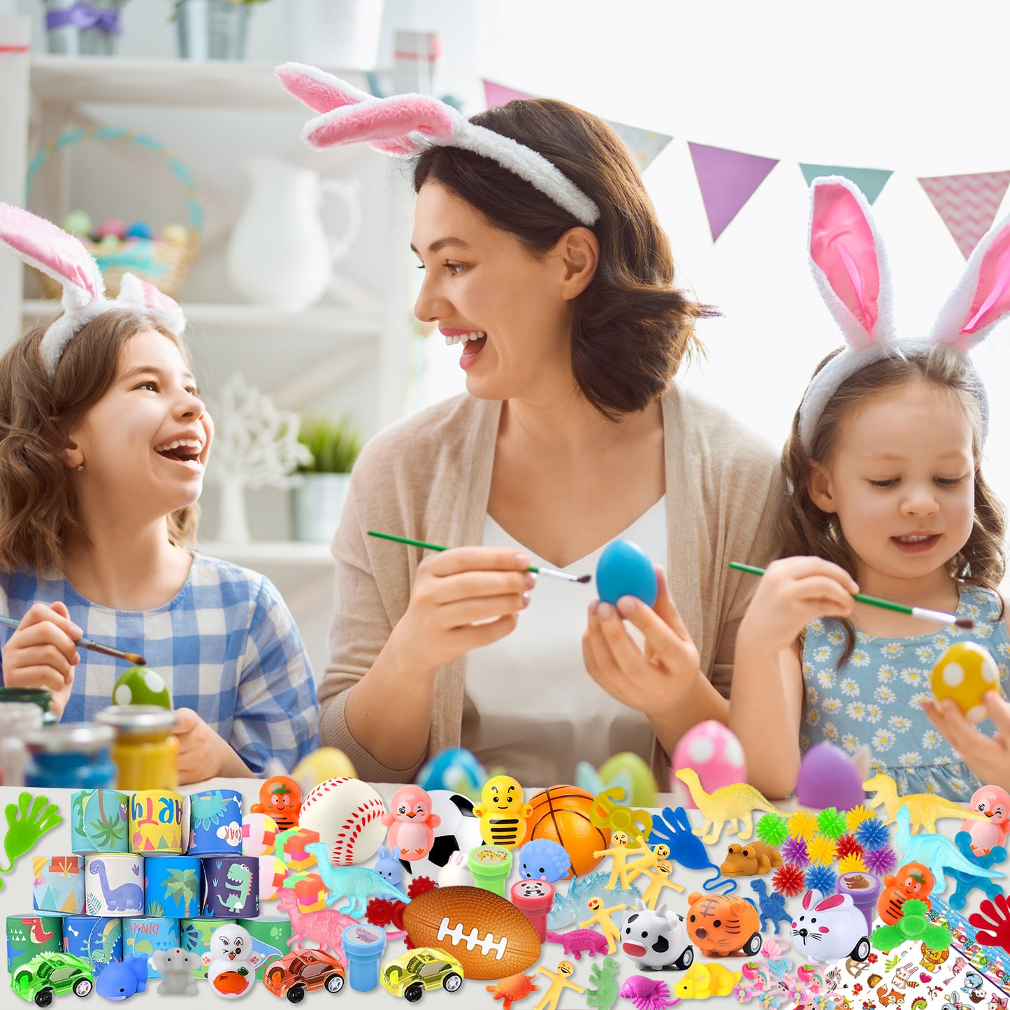 GOAUS Kids Party Favor Pinata Filler Toys, 200 Pieces Bulk Treasure Box Toys for Classroom, Goodie Bag Stuffers, Student Rewards, Carnival Prizes, Birthday Gifts,Christmas Stocking Stuffers