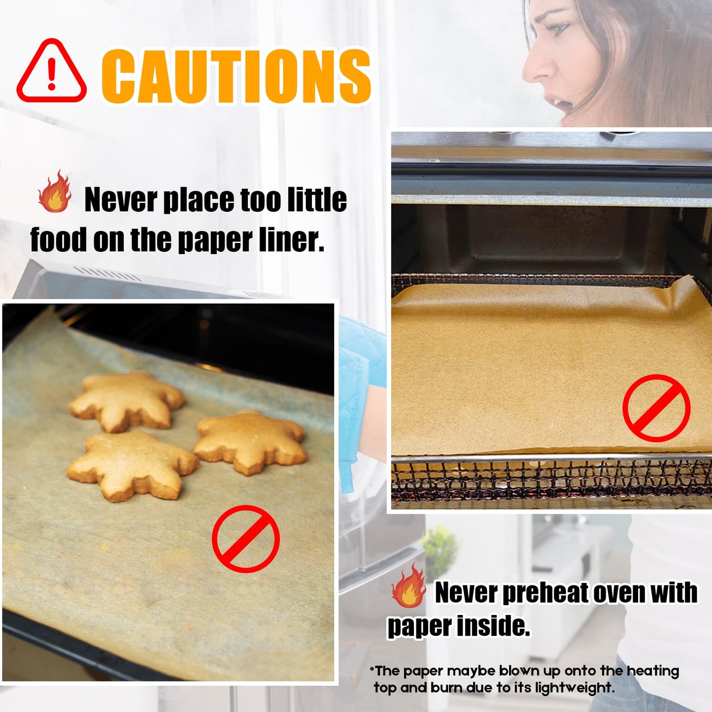 GOAUS Parchment Paper Sheets 8 x 12 inch, Precut Unbleached Baking Sheets 170 Pcs for Baking, Air Frying, Cooking, Grilling, Steaming, Rectangular Baking Paper Fits Air Fryer, Oven, Microwave