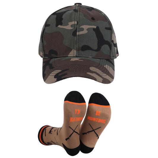 GOAUS Hunting Gifts for Men, Funny Hat and Socks for Him, Father Dad Boys Grandpa Unique Stocking Stuffers…