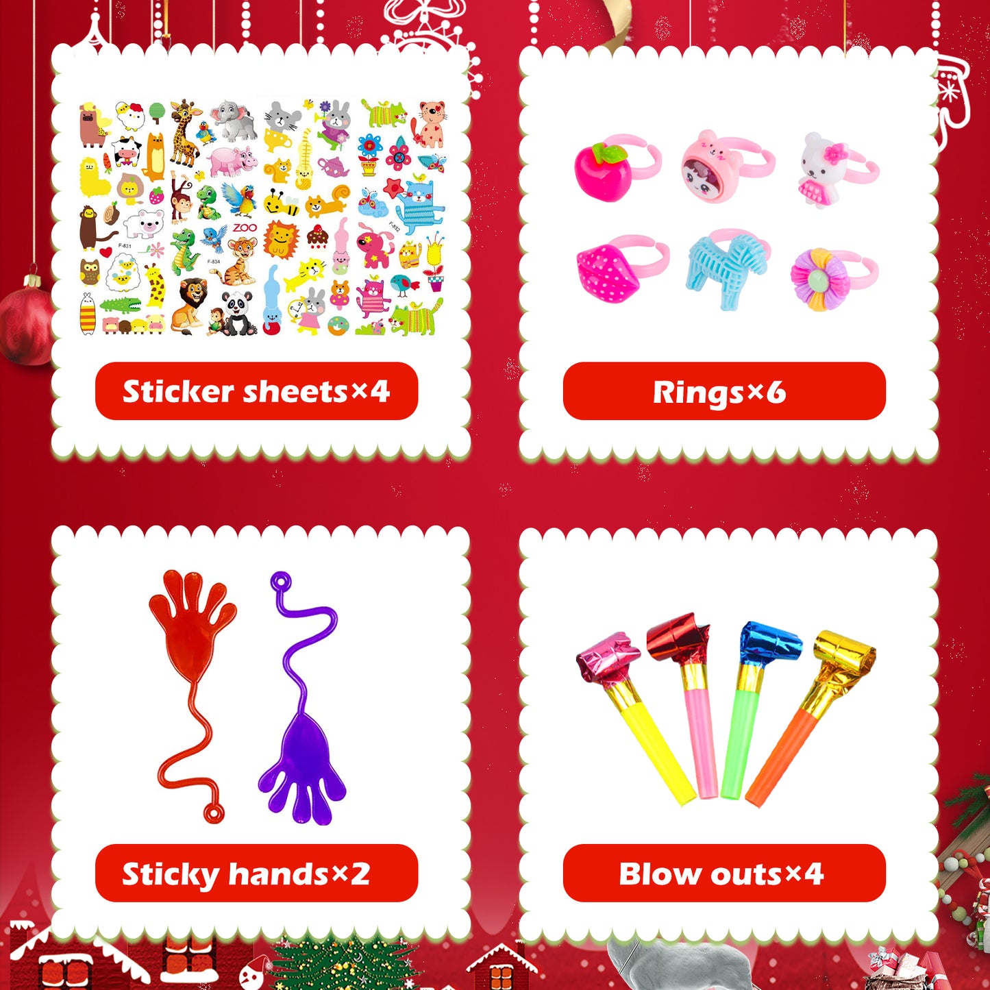 GOAUS Kids Party Favors Pinata Filler Toys, 56 Pieces Bulk Treasure Box Toys for Classroom, Goodie Bag Stuffers, Student Rewards, Carnival Prizes, Birthday Gifts, Christmas Stocking Stuffers