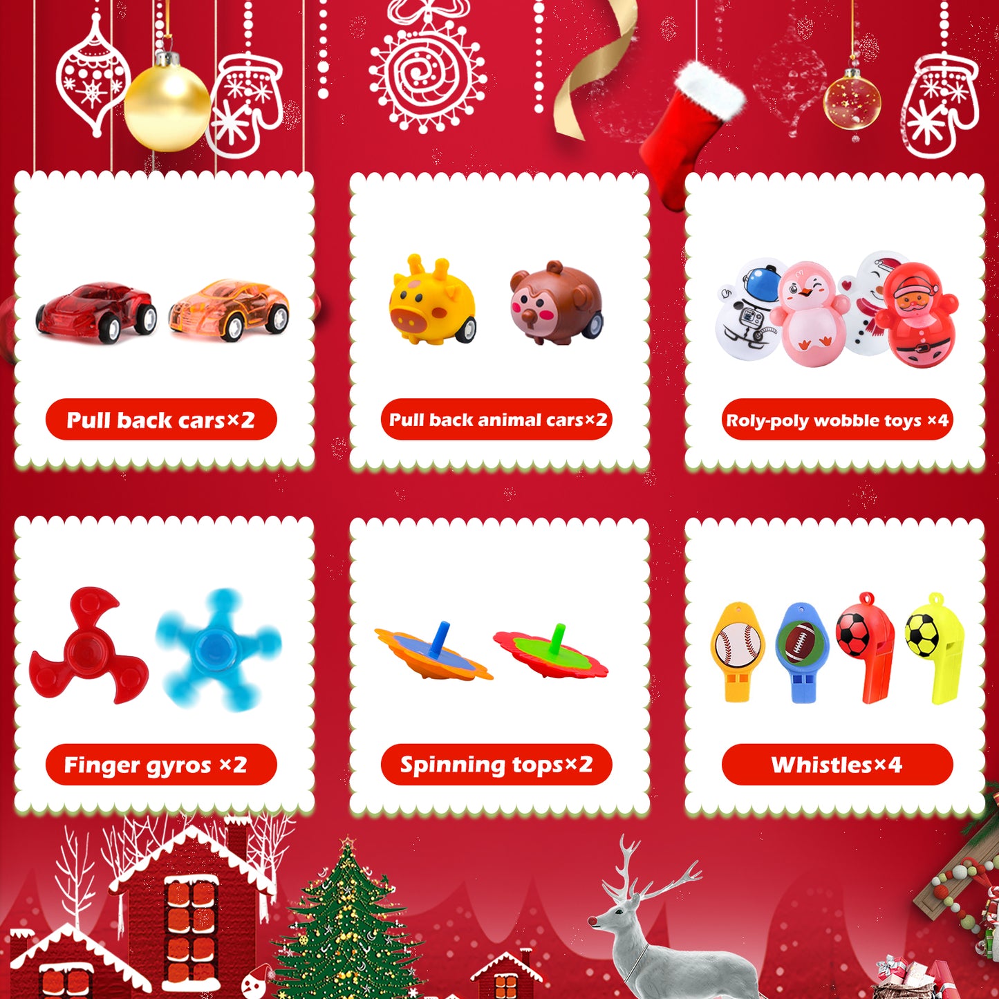 GOAUS Kids Party Favors Pinata Filler Toys, 56 Pieces Bulk Treasure Box Toys for Classroom, Goodie Bag Stuffers, Student Rewards, Carnival Prizes, Birthday Gifts, Christmas Stocking Stuffers