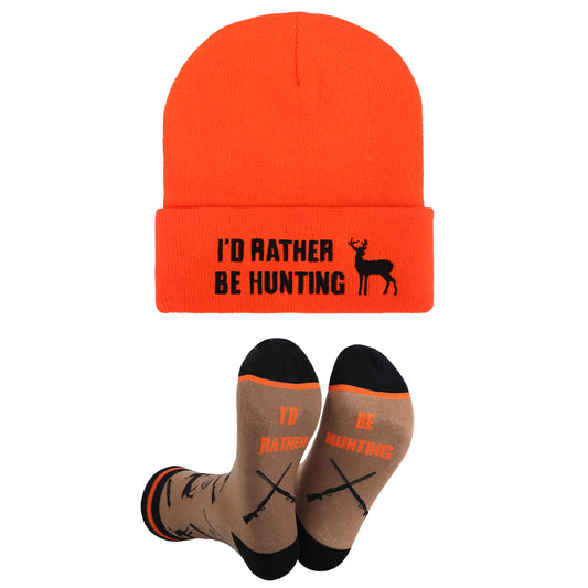 GOAUS Hunting Gifts for Men, Funny Hat and Socks for Him, Father Dad Boys Grandpa Unique Stocking Stuffers…