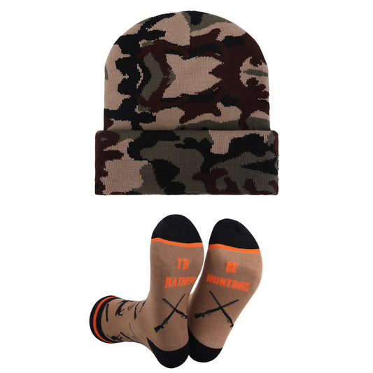 GOAUS Hunting Gifts for Men, Funny Hat and Socks for Him, Father Dad Boys Grandpa Unique Stocking Stuffers…