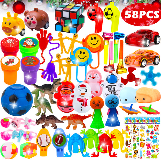 GOAUS Kids Party Favors Pinata Filler Toys, 56 Pieces Bulk Treasure Box Toys for Classroom, Goodie Bag Stuffers, Student Rewards, Carnival Prizes, Birthday Gifts, Christmas Stocking Stuffers